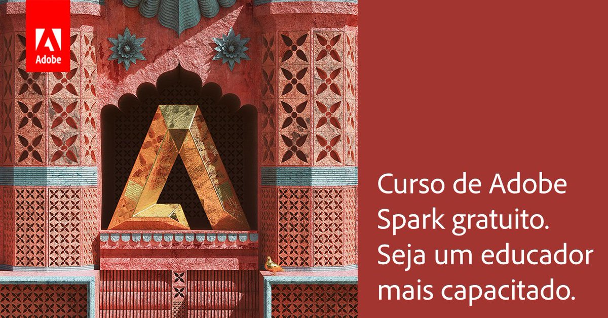 AdobeBra's tweet photo. Crie um storytelling fluido e com engajamento nas salas de aula também. Curso gratuito, em inglês, de Adobe Spark. Participe! https://t.co/70jghfp6bd #CursoSparkAdobe https://t.co/XqrBiS3LE6