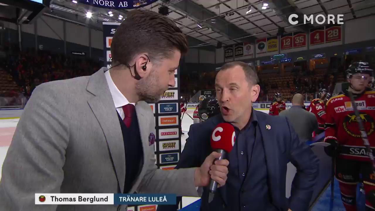 C More Hockey on Twitter "Luleåtränaren Thomas "Bulan" Berglund med en