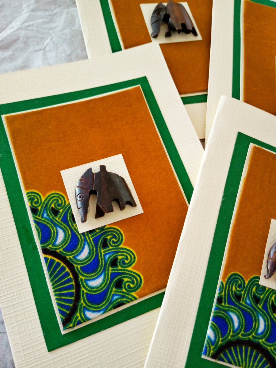 mushkagifts's tweet photo. #cardsofcolour #afrocentriccards #batikbone #elephants #handmadecards #africanart #ankaracards #greetingcards #mushkagifts #cardmaking #handmade #cards #cardsforsale #notecards #fabriccards https://t.co/JWxI2vMOn7