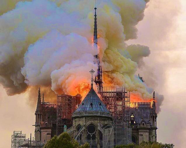 IlMontanari's tweet photo. La foto dell'anno. Tragicamente 
#NotreDame 
#Parigi 
#paris https://t.co/DS3vVWXoPk