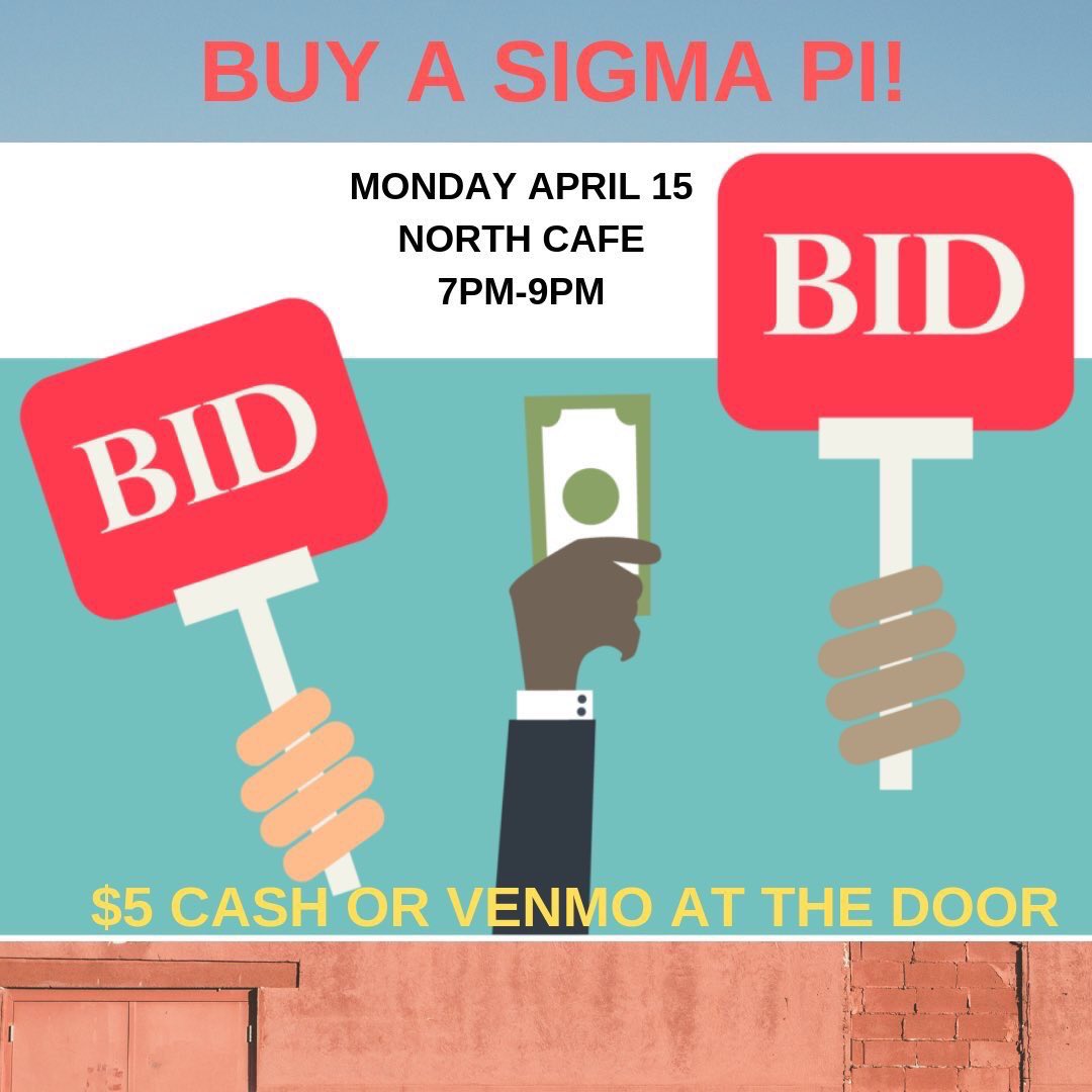 Come out tonight and support the brothers of @SigmaPiODU from 7-9PM in the North Cafe! A portion of the proceeds will be going to their philanthropy <a href="/DonateLife/">Donate Life America</a>