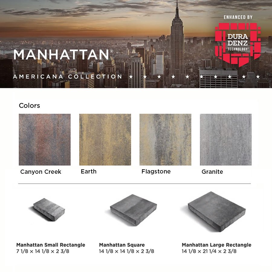 Oberfields's tweet photo. MODERN LIVING & BIG CITY APPEAL
Smooth and modern, our #Manhattan pavers consist of a three-piece system that mimics the industrial skyline of Manhattan. Either installation pattern accounts for various joints that give way to a smooth, clean appearance.
#oberfields https://t.co/be89yoVpE4