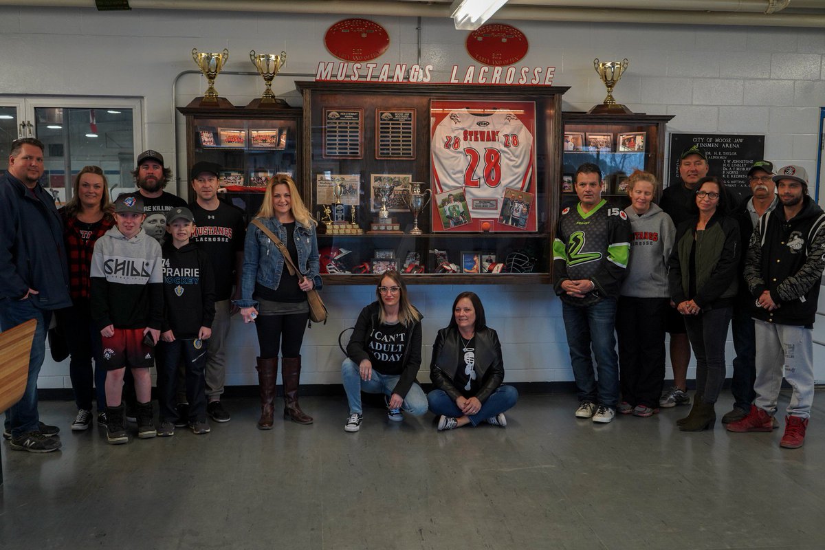 DiscoverMJ's tweet photo. Moose Jaw’s lacrosse history is being honoured in a new display case.

Read more: https://t.co/muKlNuaQ3j

@MJmustangs | @SaskLacrosse  | #CityMJ https://t.co/bbXGUZSOoT