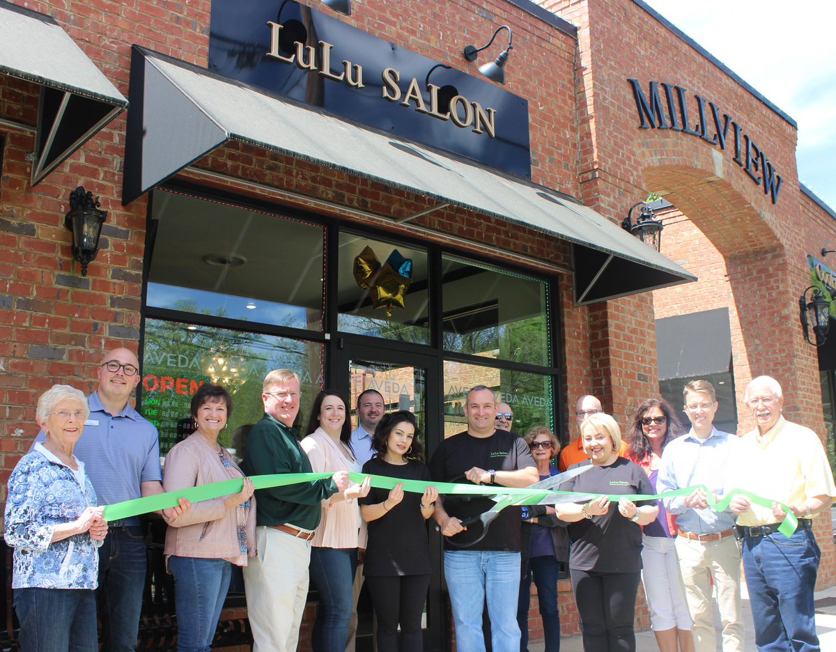 UnionCountyCOC's tweet photo. Today, LuLu Salon in Waxhaw celebrated their recent grand opening with a Union County Chamber ribbon cutting ceremony. Stop in and make an appointment at the first and only Aveda salon in Waxhaw. Congratulations to Arnak, Lusine, and Ani! https://t.co/JRlD1DvBas