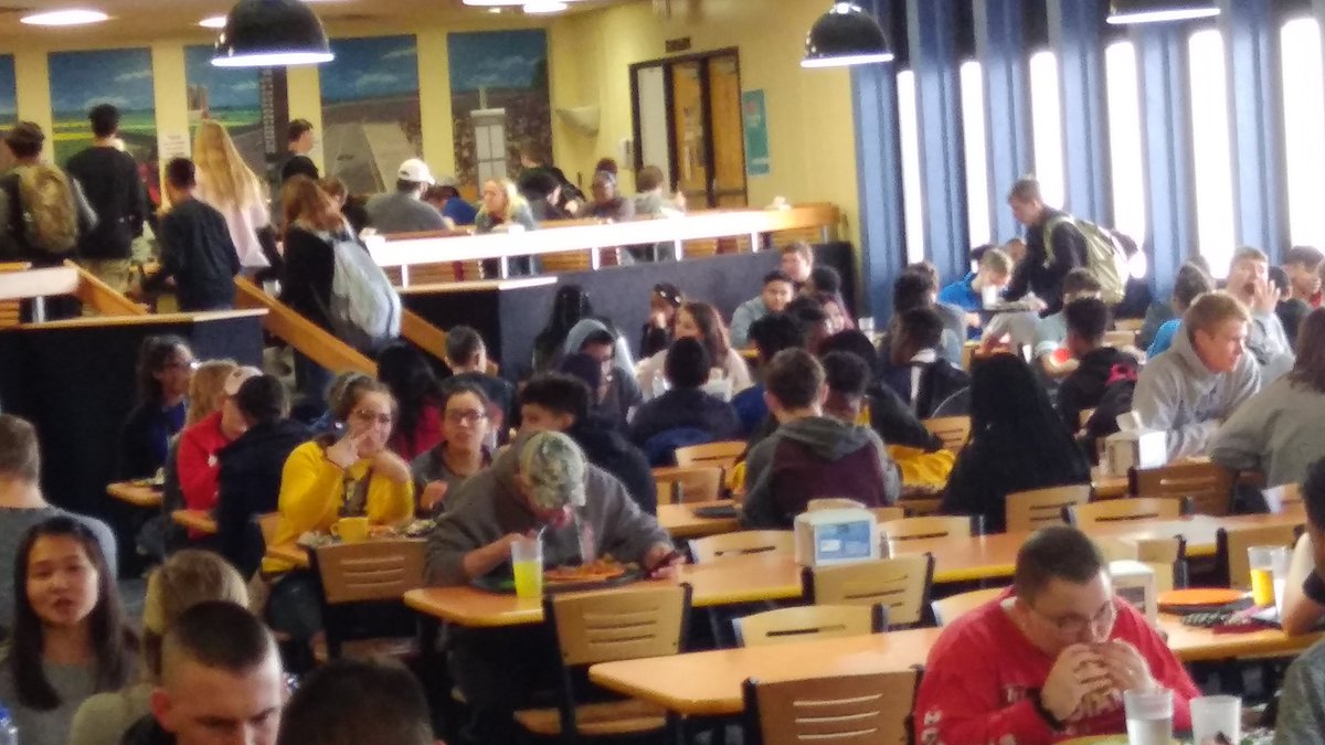NGCImagination's tweet photo. Had a great time visiting @indianastate today! Several students mentioned that it's now at the top of their list!! #VisitState #MoreToBlue #NGCPride #WeAreWayne https://t.co/WAGitAEot9