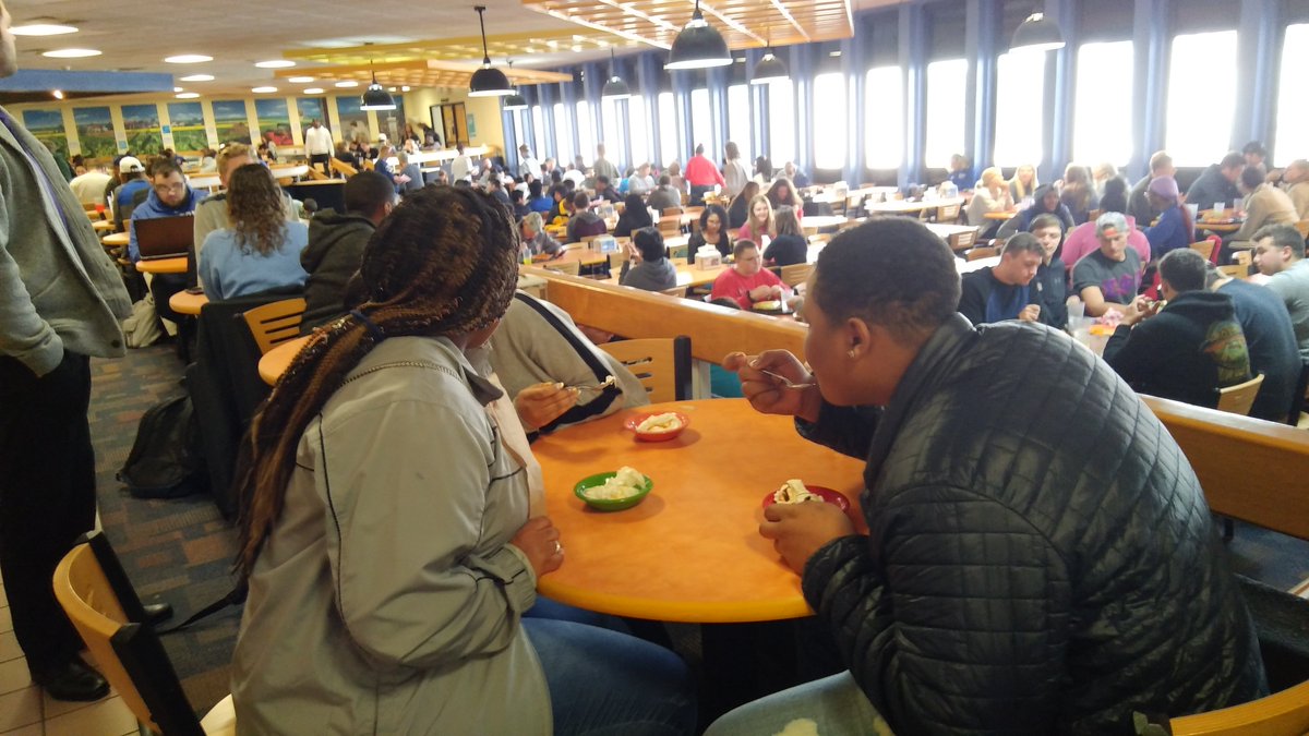 NGCImagination's tweet photo. Had a great time visiting @indianastate today! Several students mentioned that it's now at the top of their list!! #VisitState #MoreToBlue #NGCPride #WeAreWayne https://t.co/WAGitAEot9
