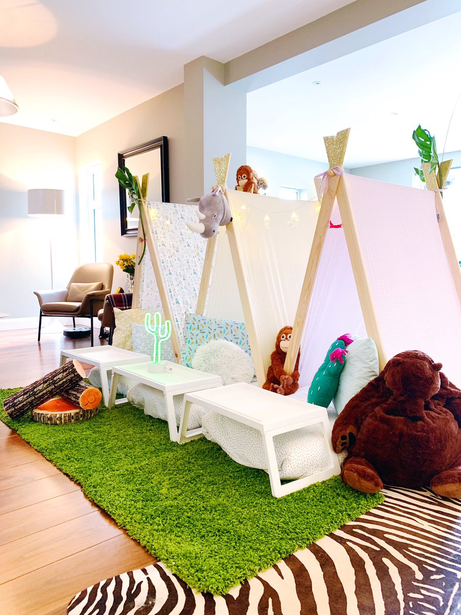 Feel the grass in between your toes, camp under the stars and listen out for the sounds of the animals at night! We love how our sleepovers give children the chance to let their imaginations run wild. just like our Into The Wild theme #sleepover #kids #birthdayparty #birthdaygirl