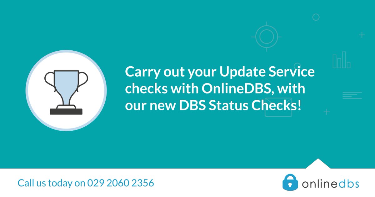 ChecksDirect's tweet image. Our new #DBSStatusChecks allow you to automate your #UpdateService checks! Find out more &amp;gt;&amp;gt; onlinedbs.co.uk/other-checks-a… #OnlineDBS #DBSChecks