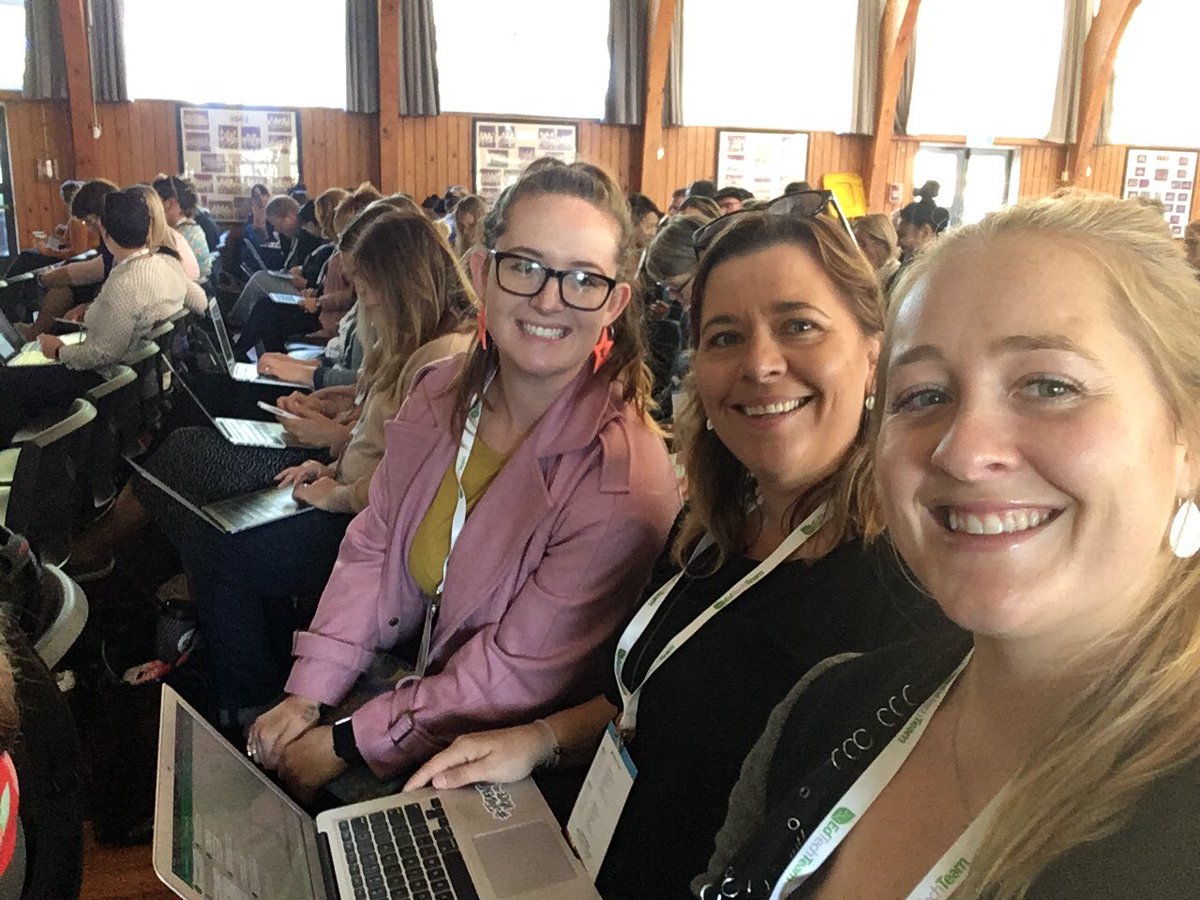toni_westcott's tweet photo. Hanging out with these cool cats @Jordan_priestle @duckydo at the @EdTechTeamANZ #aucklandsummit #create #PDisCool https://t.co/JnGvouSHha