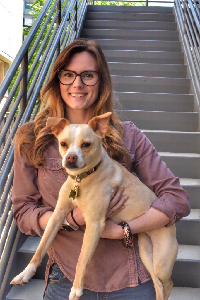 #TruckIT's neighbor @Payscape celebrated #NationalPetDay with fur baby headshots. We ran next door to participate! Here's Erin, one of the most recent additions to our team, with her pup Queso.
#DogFriendlyOffice #DogFriendlyWorkspace  #AtlantaStartup #NewHire #GrowingTeam #ATL