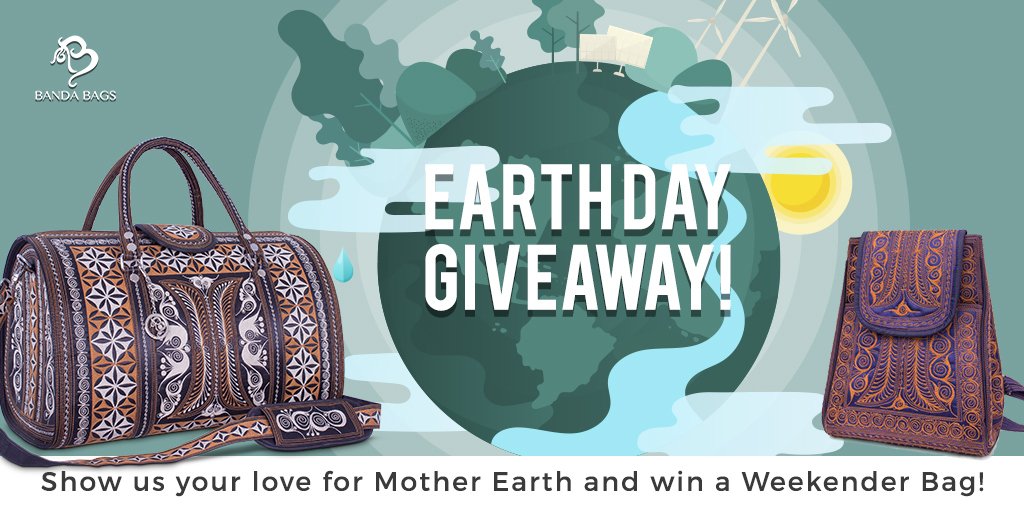 Banda_Bags's tweet photo. 🎈🎈🎈 #GIVEAWAY TIME!!! 🎈🎈🎈
Show us your love for Mother Earth 🌍 and Win a Weekender Bag (and a backpack for a friend)!
Head to our Instagram post for all the details.
Link here: https://t.co/3sAVL6QLlO
#BandaBags #winabag #contest https://t.co/xMnLvZYSHi