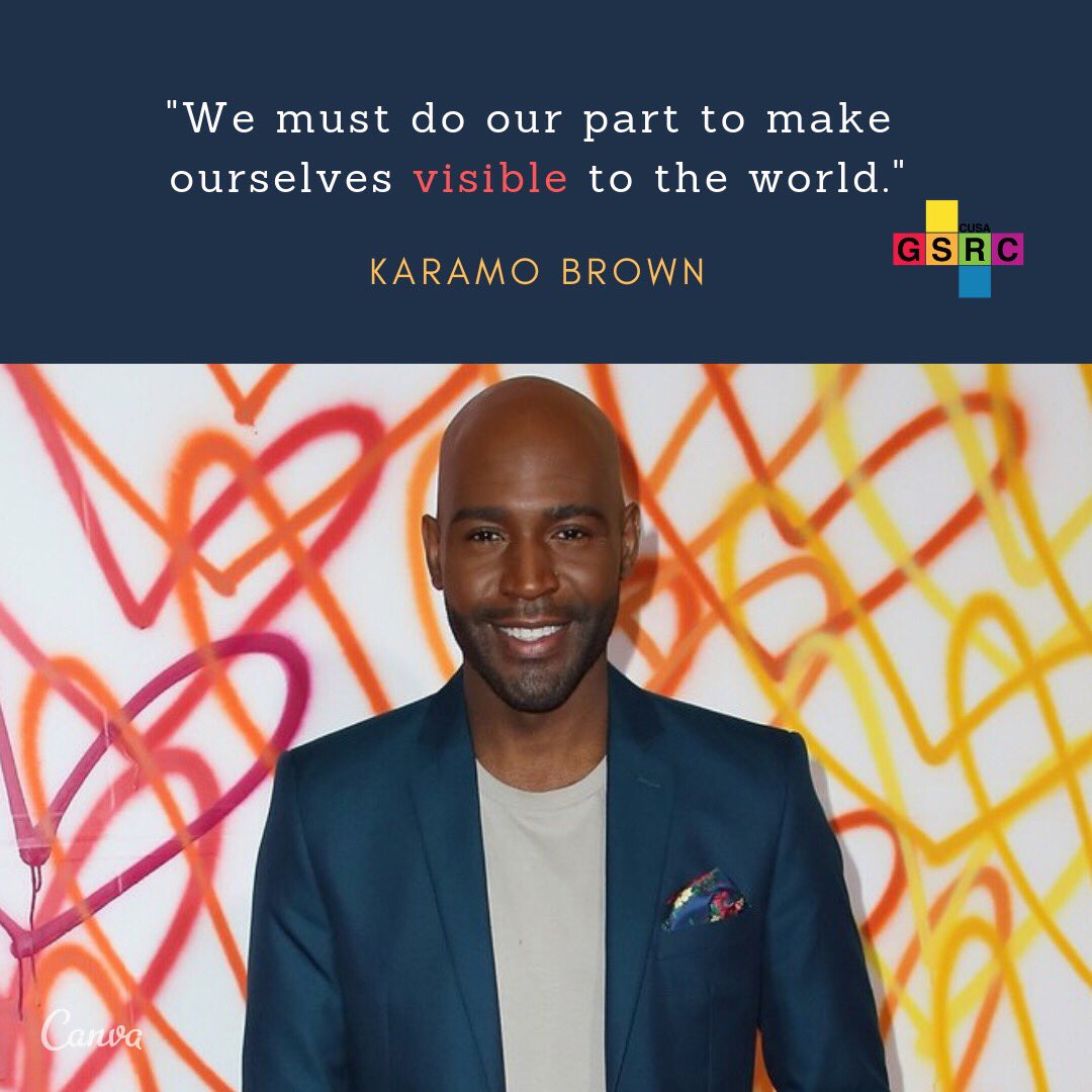 cusagsrc's tweet image. “We must do our part to make ourselves visible to the world.” Karamo Brown 🏳️‍🌈
•
[image description] Karamo in front of a vivid yellow, orange and pink backdrop.