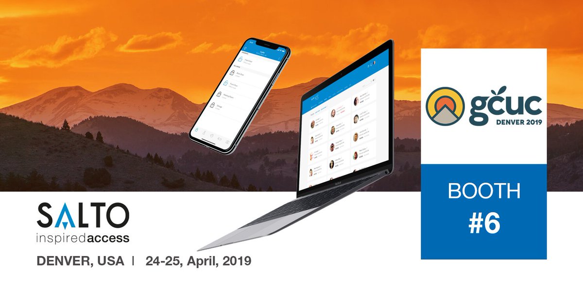 The best way to manage #CoWorking comings &amp; goings is with a Cloud-based #accesscontrol solution like #SaltoKS.  No software downloads - all you need is an internet connection. Manage users, provide access, reports - all from the cloud! Visit us at #GCUC Booth #6  #InspiredAccess