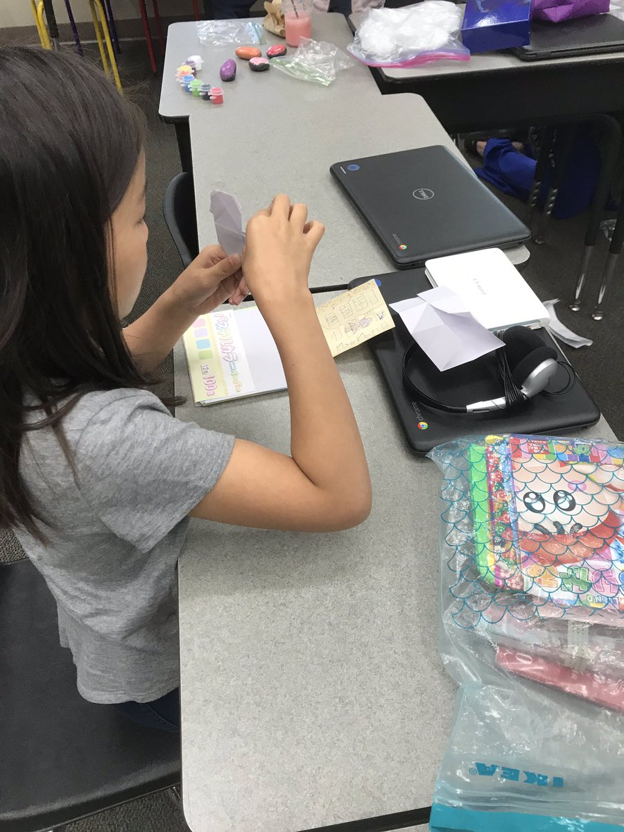 saundersroom's tweet photo. Production Week! These kids are so creative designing their own products to market. So proud!#SycRidge #dmusd https://t.co/GBrg6NwvVk