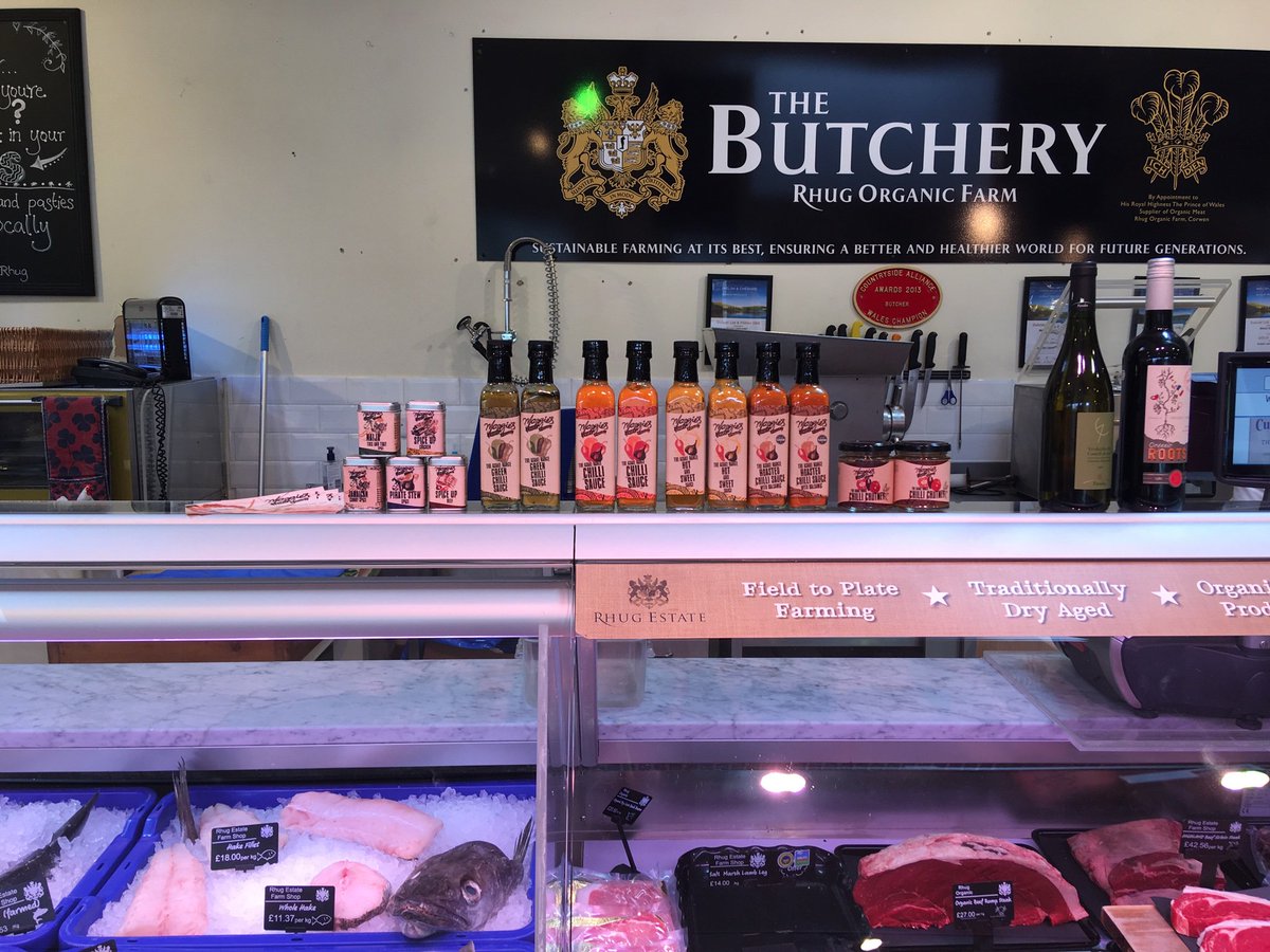 HatchWales's tweet photo. A successful day Customer Sampling @Rhug_Estate yesterday for Maggie’s Exotic Foods &amp; Blodyn Aur #welshfood #localfood https://t.co/8tDG5VYe5u