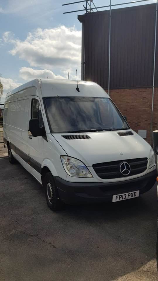 FOR SALE!!!! 13 plate Mercedes sprinter van £3750 + vat. Please call  01827 383 336