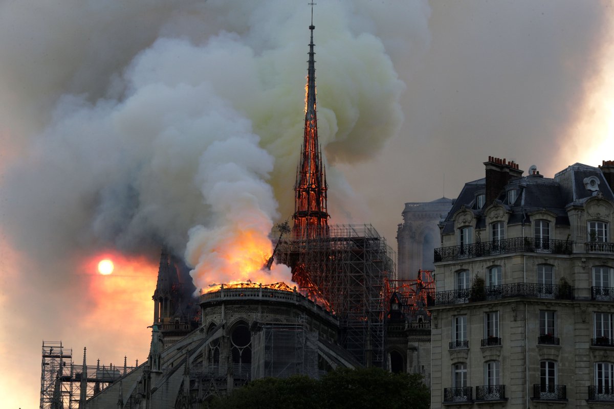 CBCMusic's tweet photo. Is this the last music recorded at #NotreDame de Paris? https://t.co/AdPzyFOPU2 #Bach https://t.co/U9rxOaDN2O