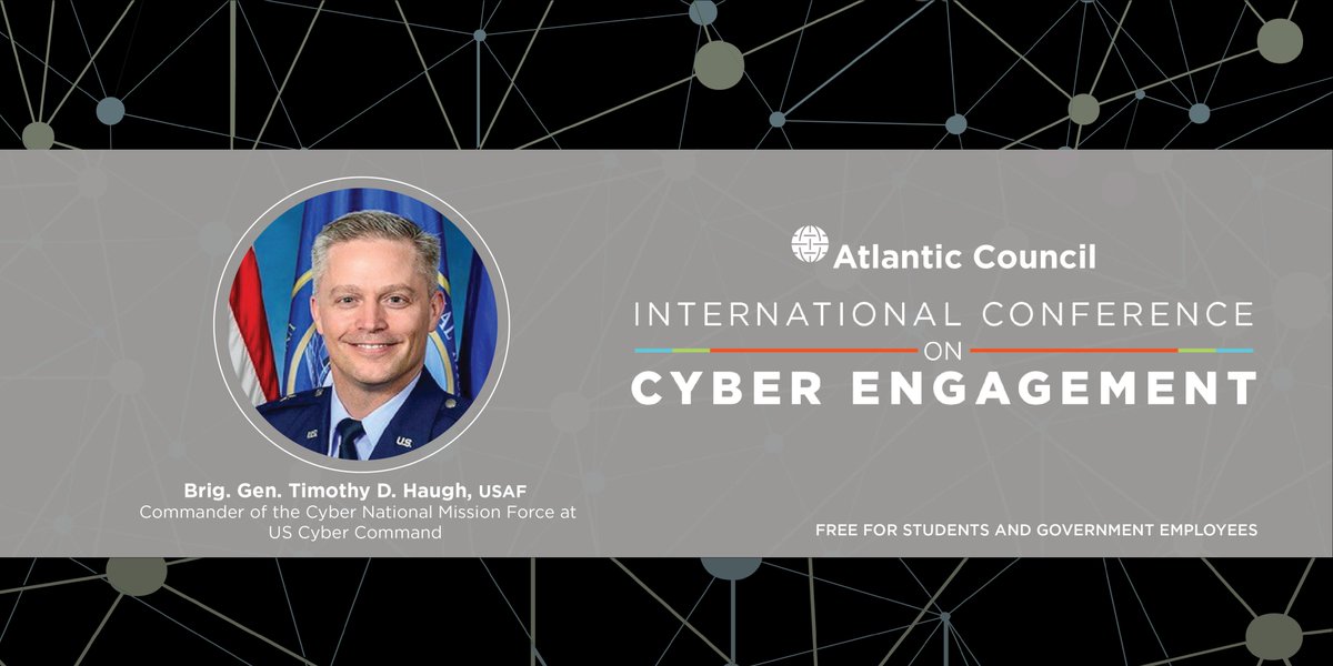 AtlanticCouncil's tweet photo. April 23 is a big day for us and @CyberStatecraft. We're hosting the eighth annual international conference on cyber engagement with @thecipherbrief!

If you're a student or a government employee, register here: https://t.co/CoAj2bGRNy https://t.co/PDiAWXvFbh