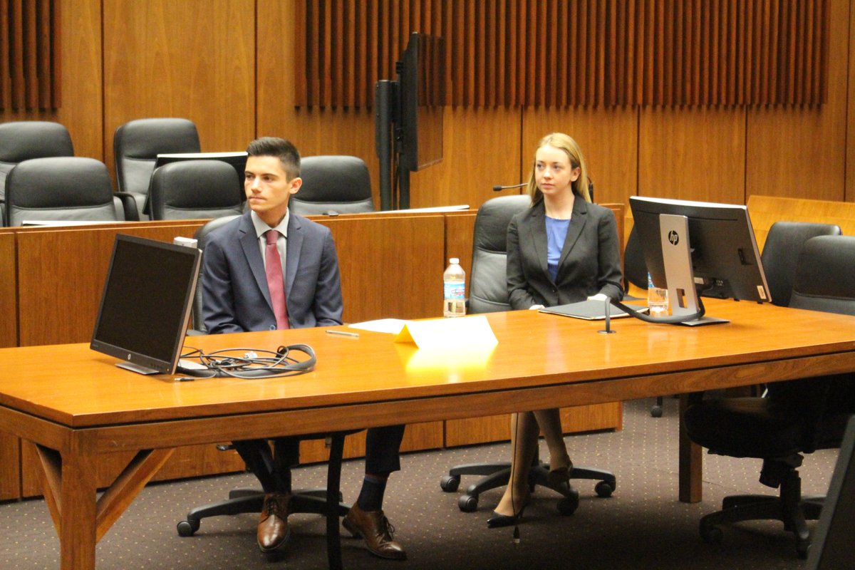 abalsd's tweet photo. #ABANAAC Quarterfinalists:
@OSU_Law: Timothy Beavers, Sam Jones, Rachel Shonebarger
@AkronLaw: Amanda Zganjar, Lauryn Kitchen, Michael Grund
@georgemasonlaw: Gabriella Mahan, Rachel Petrik, Claire O’Rourke
@brooklynlaw: Jacob Zucker, Kaitlin Bond https://t.co/JvlPQ1HEVu