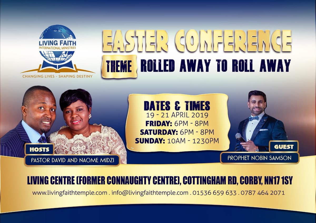 midzi_david's tweet photo. Countdown to Good Friday. 4 days to go. Your life will not be buried, your destiny cannot be confined, your dream will be resurrected. I hear the sound of that big stone being ROLLED AWAY!!!
It’s a Passover Conference to Roll Away Every Stone. Your life will never be the same. https://t.co/C9SygHApKk