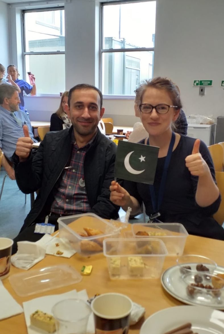 clionammchugh's tweet photo. Throw back to the first of our Cultural Coffee morning’s last Thursday @Mullingarhospital. Pakistani themed bakes were divine! Thanks to Kameron &amp; family for their delish native cuisine. The standard has been set high. Bring on the next☝️- Irish ☘️ themed! #culturaldiversity https://t.co/R2KpAZUjBE