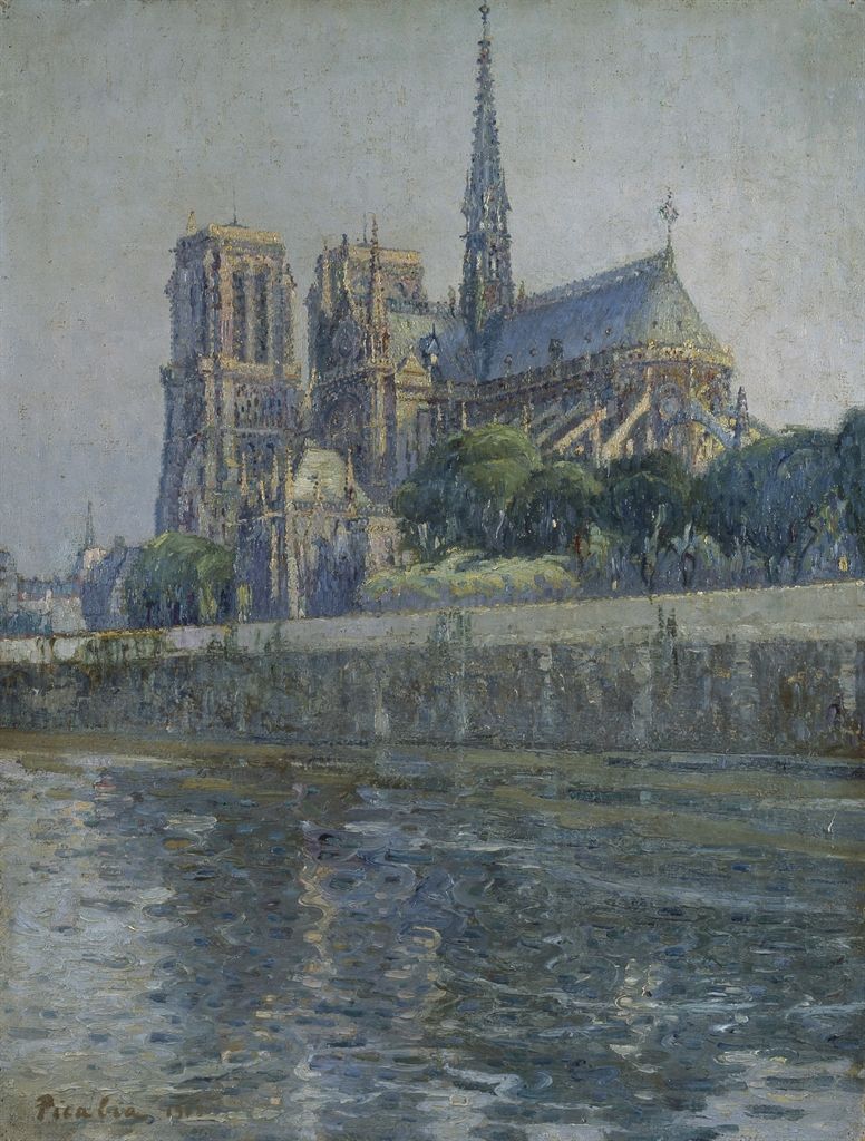 What a terrible loss. Deep gratitude for the individuals working to save precious works of art from Notre-Dame de Paris. (Image: Francis Picabia, 1908)