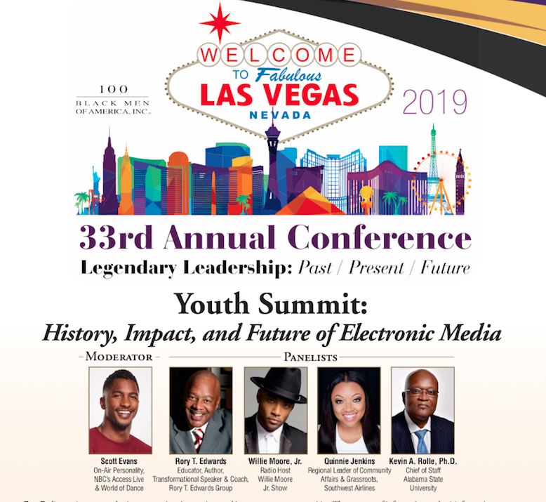 100BlackMen's tweet image. Join us at Caesar's Palace on Saturday, June 15, 2019 for our Youth Summit Panel! The session begins at 11:00am. You wouldn't want to miss this!