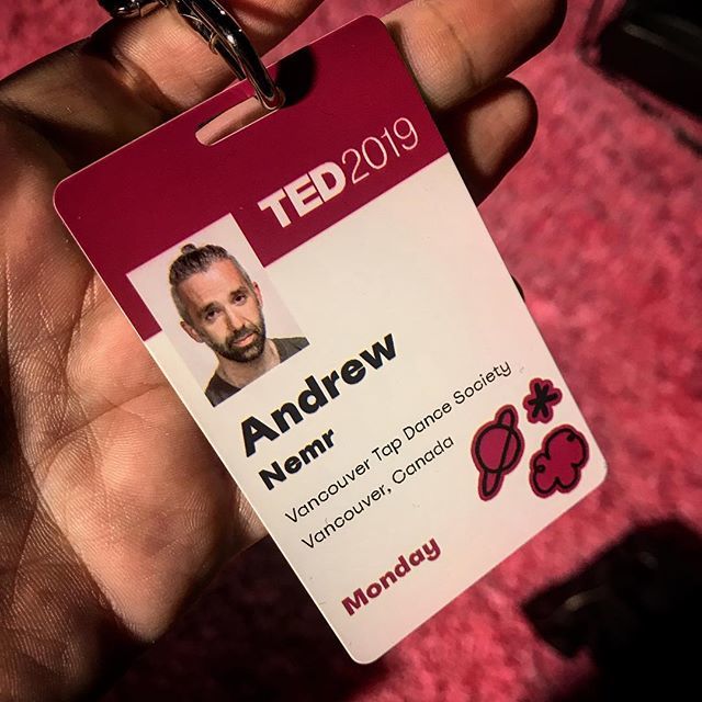 andrewjnemr's tweet image. Another week, another gathering. It’s the season. Happy to be repping @vantapdance at #ted2019
.
.
.
#tapdance #tedconference #iamnotalone #itsasurprise bit.ly/2UYREgF