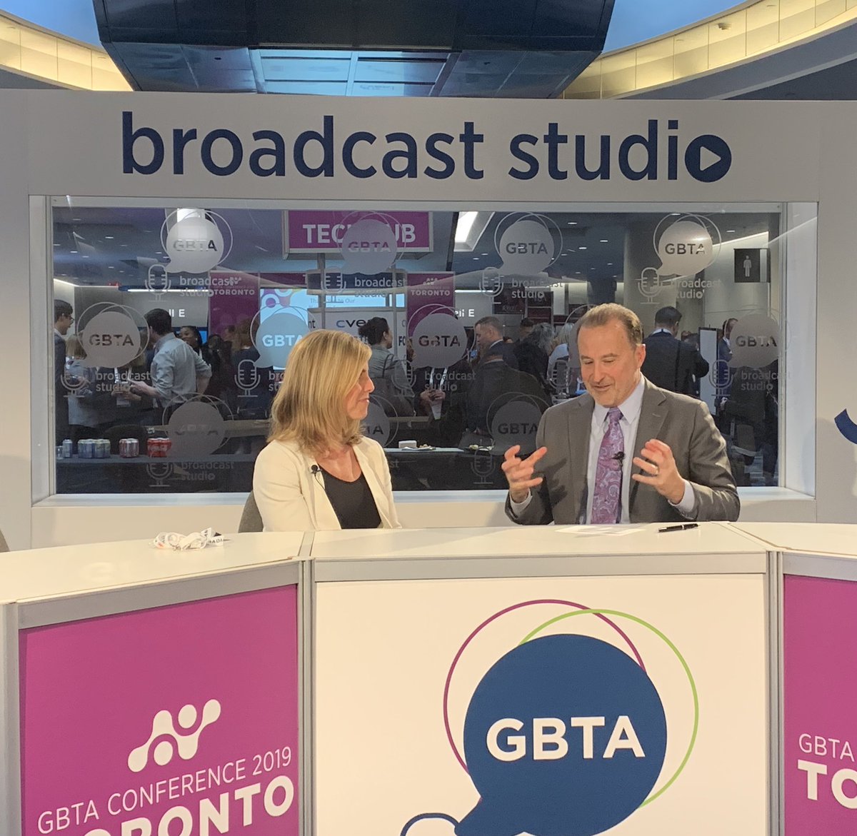 Thanks to <a href="/Rocketrip/">Rocketrip</a> CRO Kathleen Roberge for spending some time at the <a href="/GlobalBTA/">GBTA</a> Broadcast Studio. We chat about how incentivizing behavioral change can help drive compliance &amp; cost-savings at #GBTAToronto19