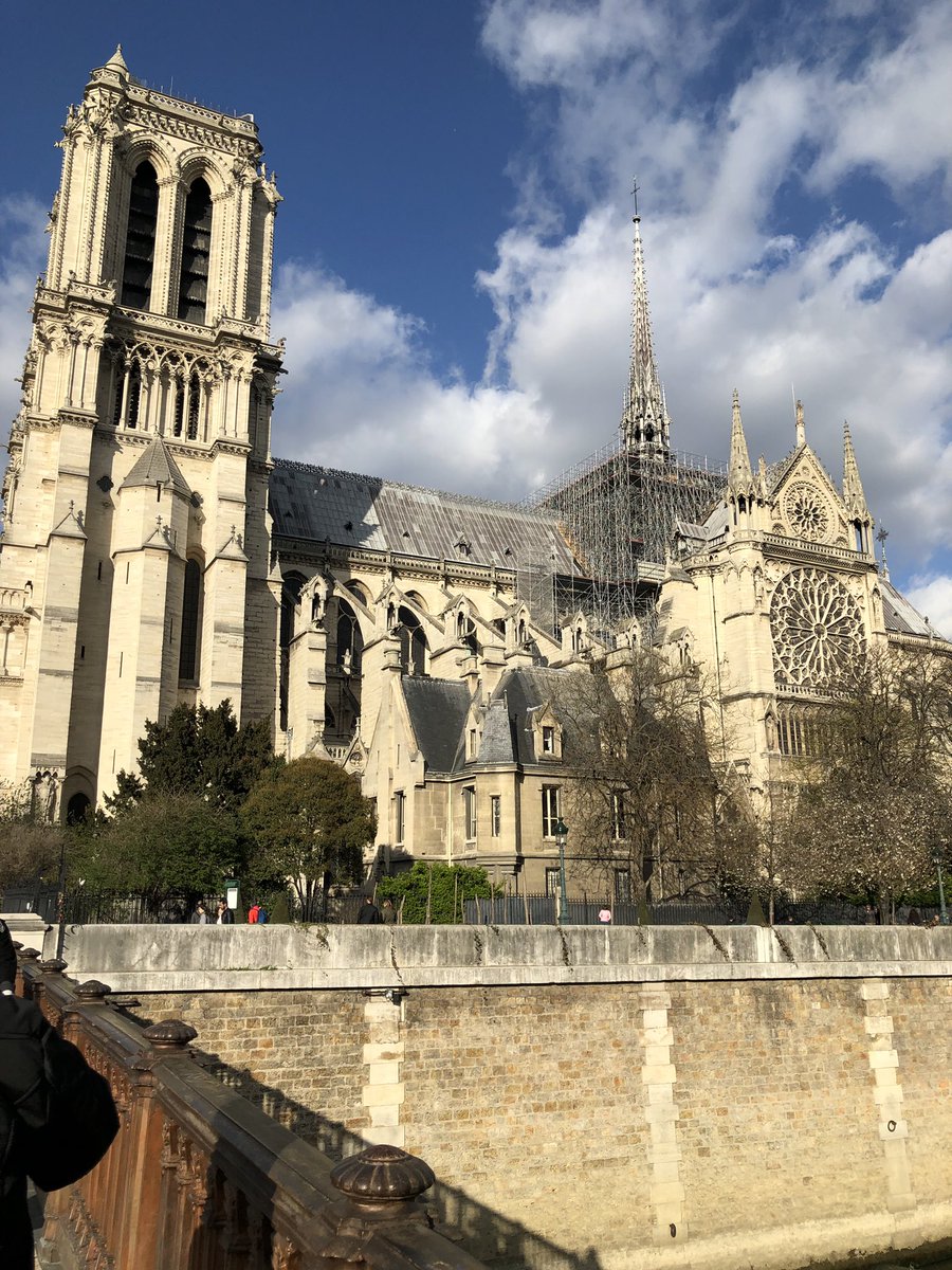 BJohnstonee10's tweet photo. Having had the privilege of seeing Notre Dame Cathedral in person just a few weeks ago, makes seeing its destruction so much more impactful. Hard to see such a beautiful monument with so much value get destroyed.💔#NotreDameParis https://t.co/7gIONIMQPS