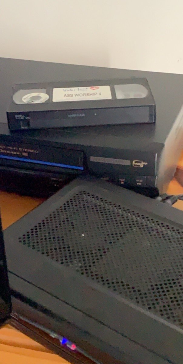 _Shayne_97's tweet image. If you have someone coming to your house to do any type of maintenance, try not to leave your limited edition VHS copy of “Ass Worship 4” laying around for us to see you kinky mf.