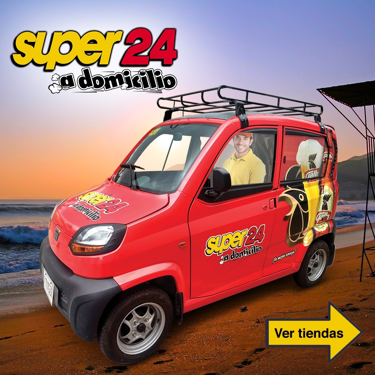 Super24Oficial's tweet photo. ¡No salgas de la piscina! Ahora puedes servicio a domicilio #Super24 #siempreCerca https://t.co/JlCOyd3fmL
