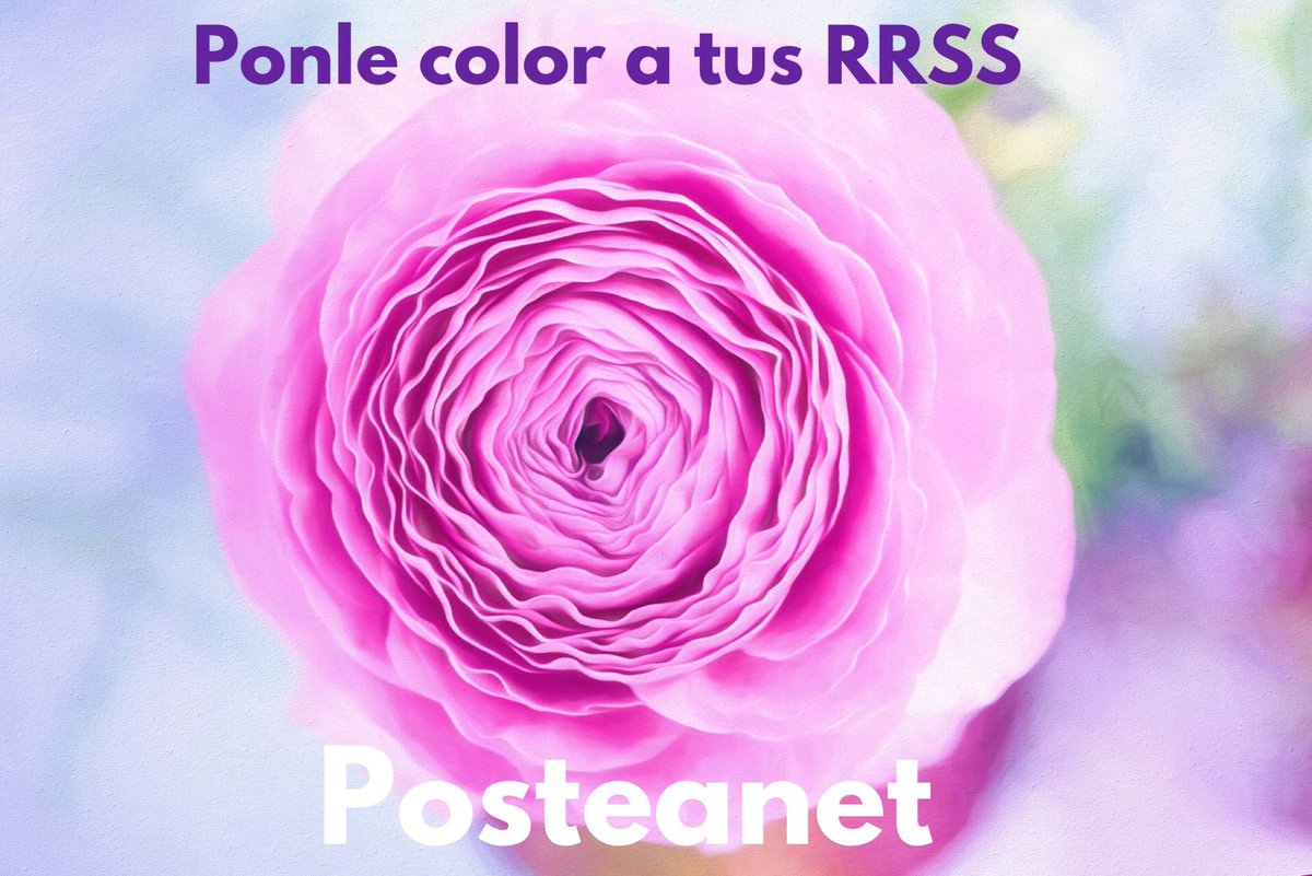 En #Posteanet le ponemos color a tus #RRSS. ¿ Tienes la sensación de que siempre publicas lo mismo ? Nos integramos en vuestro equipo con ideas 💡 frescas , creando un canal de comunicación llamativo para tu ¡público objetivo!  Nos adaptamos a tu sector, sea cual sea... 
#pymes