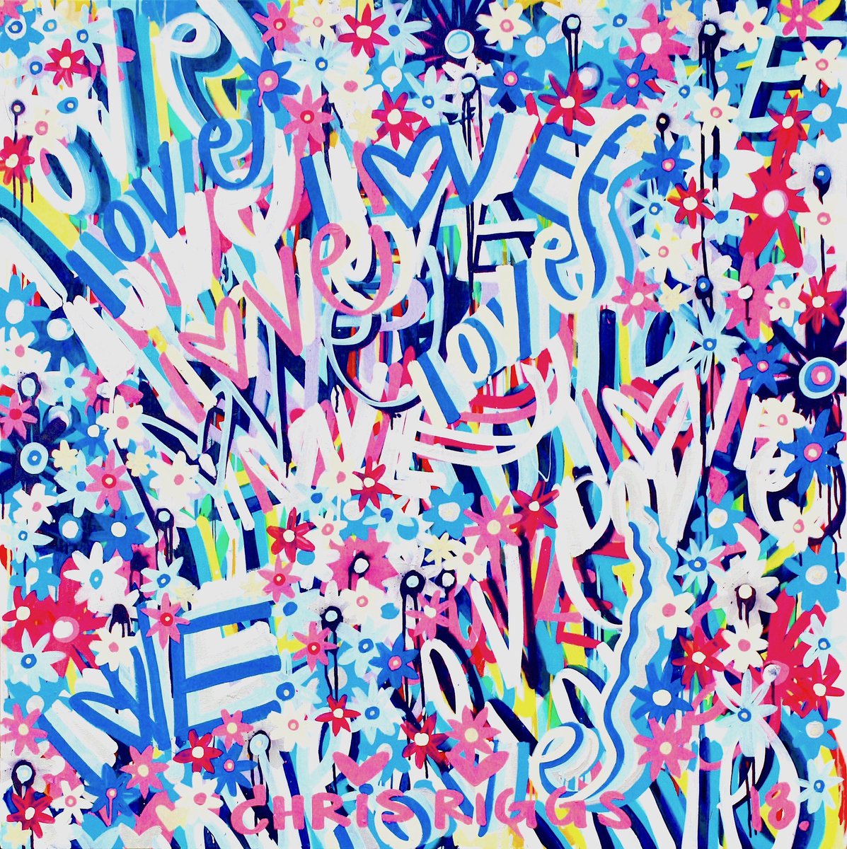 Happy #WorldArtDay! Today is a day to celebrate fine arts, and to spread the appreciation and awareness of the arts around the world! This piece is by artist Chris Riggs, with Open Mind Art Space at this past <a href="/artpalmsprings/">Intersect Palm Springs</a>