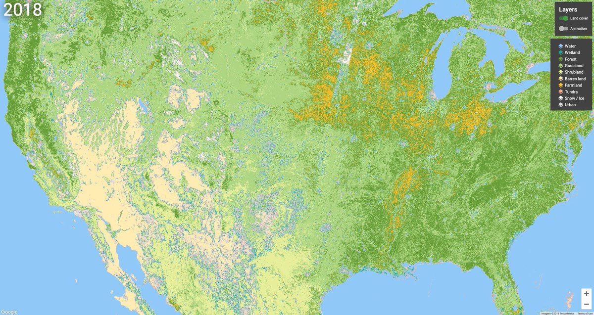 learn about how we generated land cover maps for the contiguous United States in less than 1 day, a feat that usually takes 5 years → youtu.be/1_1YLFS3-70