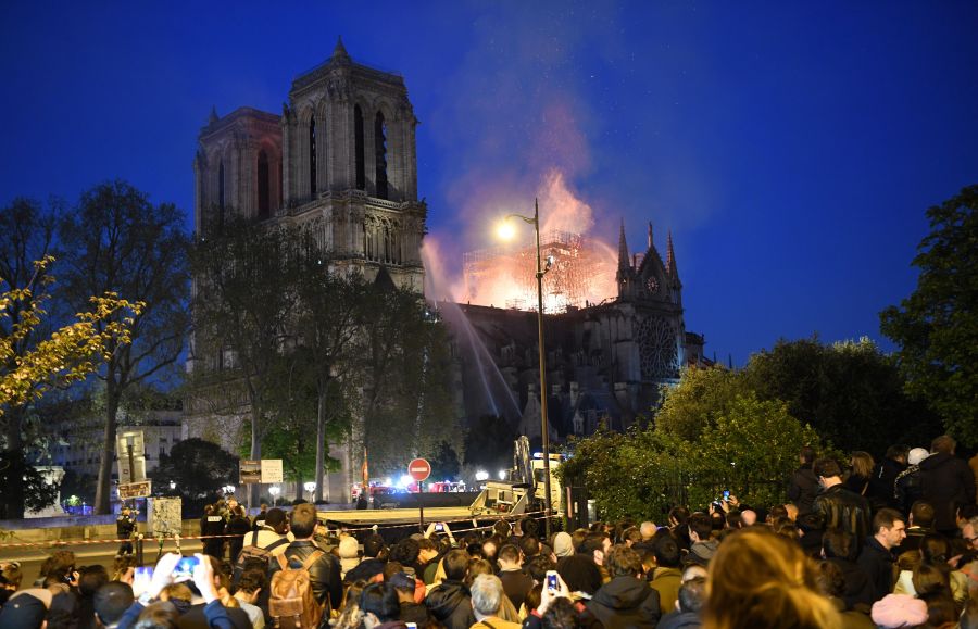 "Both towers of the [Notre Dame] cathedral are safe" and the fire is cooling, says French Secretary to the Interior Minister Laurent Nunez cnn.it/2UGrBvt