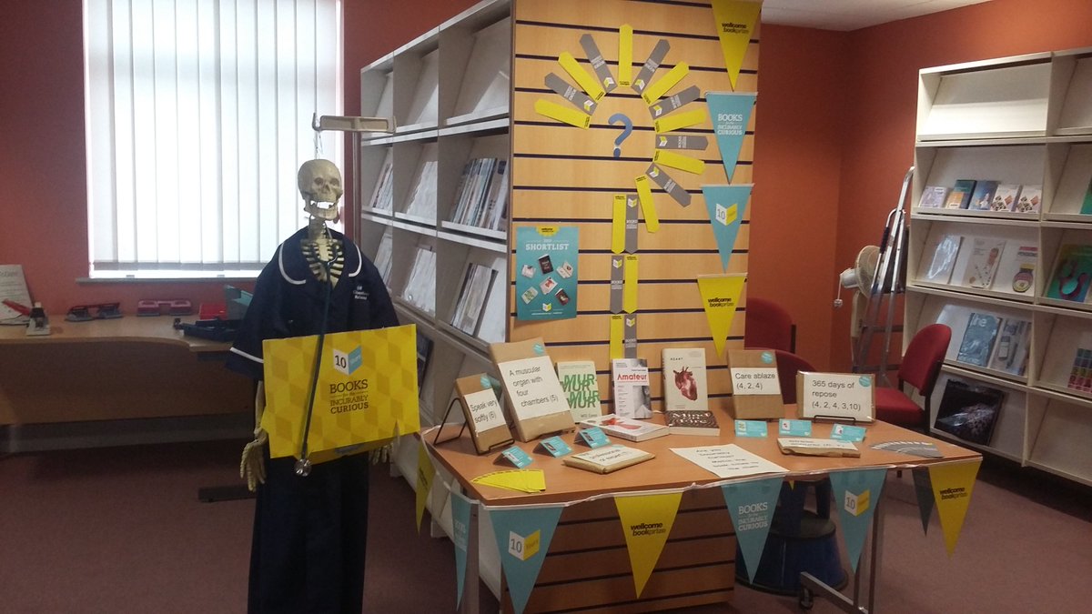 HelenAs45439850's tweet photo. @SunderlandRoyal
The Library display for
#curiousdisplay
#WBP2019
Are you incurably curious?
@readingagency
@wellcomebkprize https://t.co/vXvWhN46PR