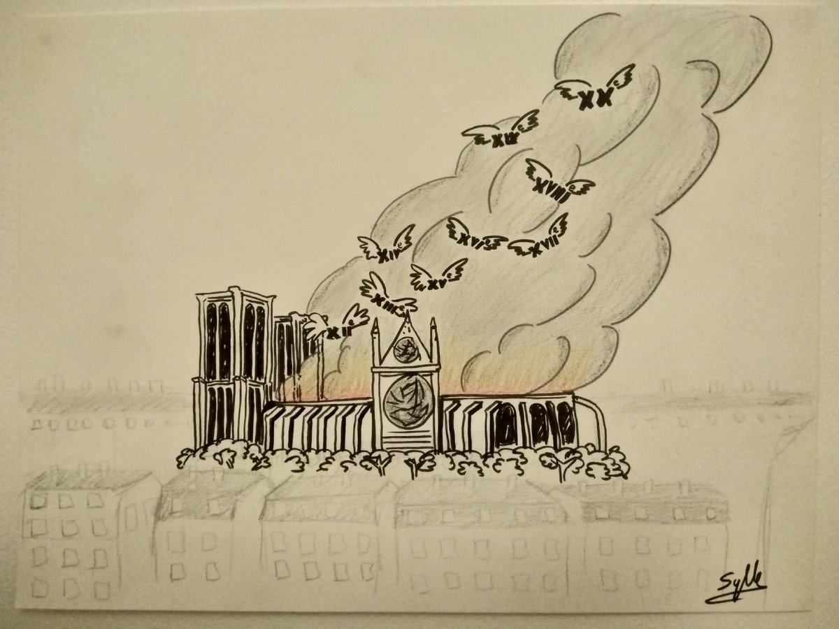 CestSylle's tweet photo. #NotreDame https://t.co/qUkZhcfrME