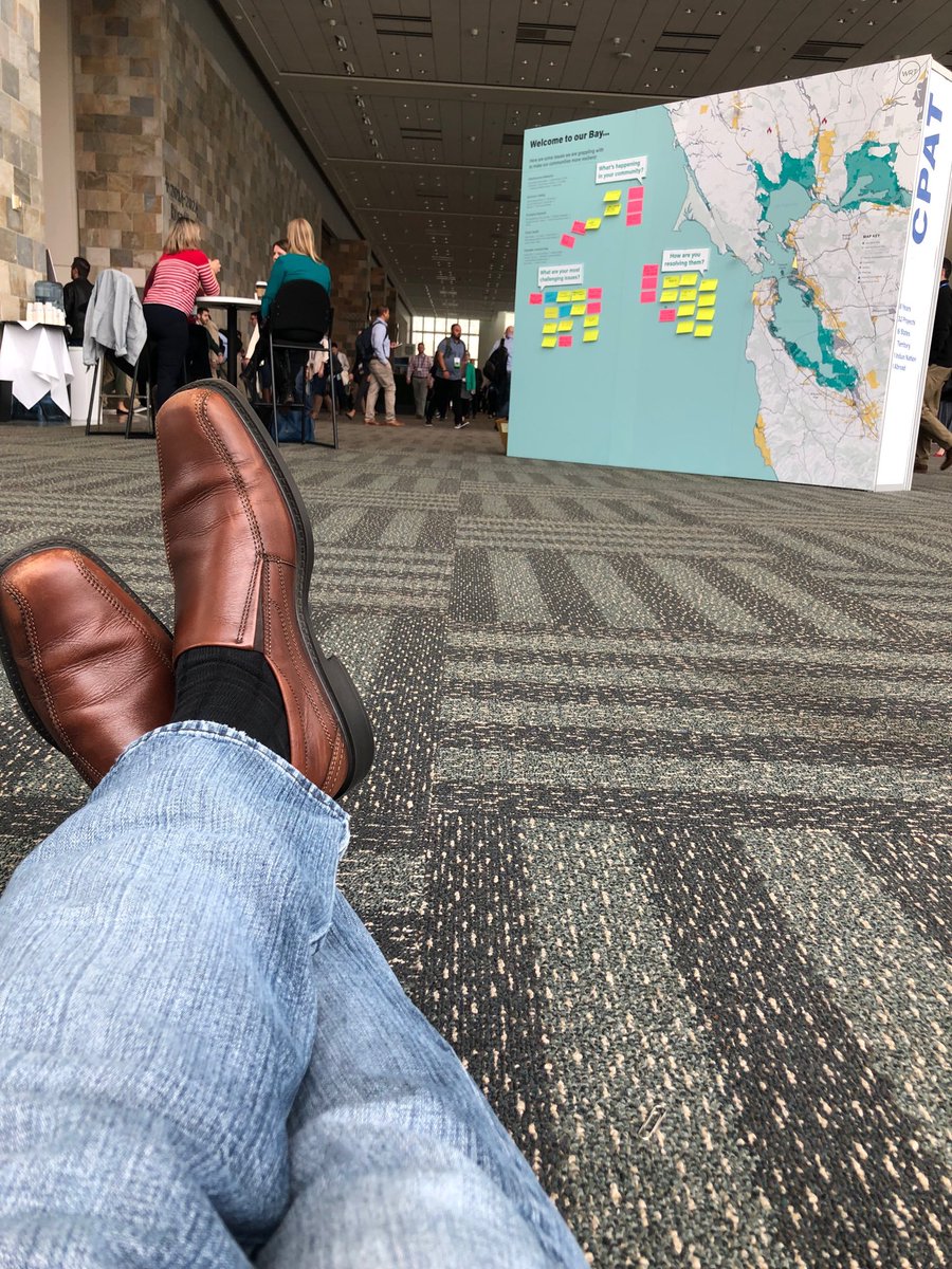 ebindernagel's tweet photo. Taking a break between sessions at Day3 of the Natl Planning Conference in downtown SF at the Moscone Center West.  Lots of learning, sharing, greeting, meeting, lunching, and planning at #NPC19 https://t.co/FsIIud2E57