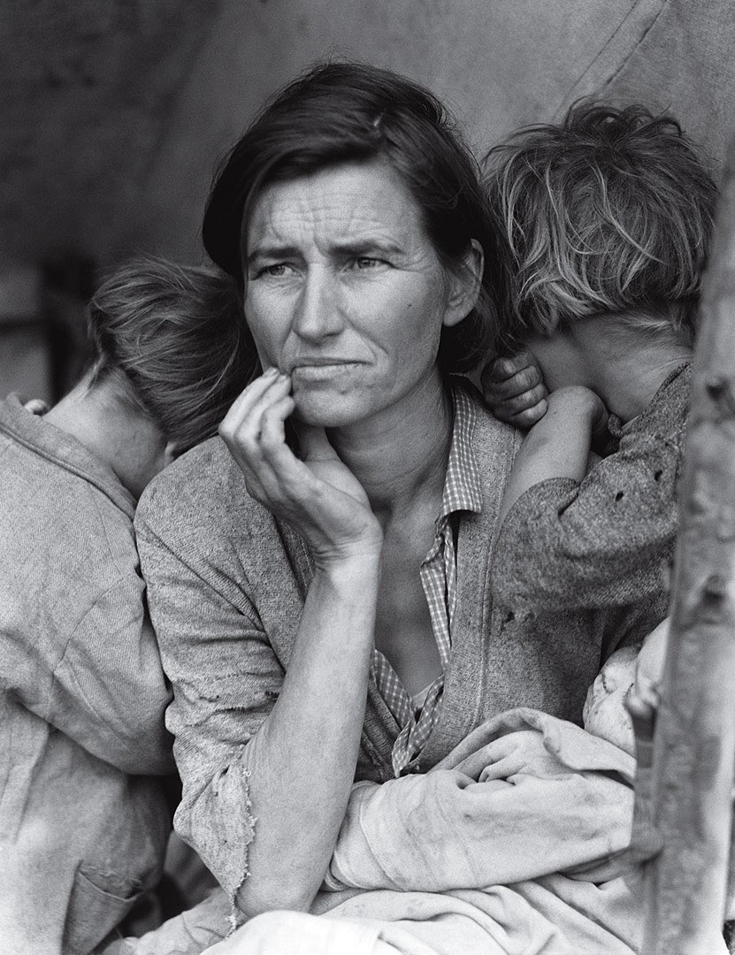 reecebanton1's tweet photo. It's no doubt that Dorothea Lange's photo, "Migrant Mother," made the @TIME list of 100 most influential photographs. It gives a close look to how the Great Depression affected individual families. Amazingly, Lange's work resulted in 20,000 pounds of food being sent to this camp https://t.co/7ixFfCzp92