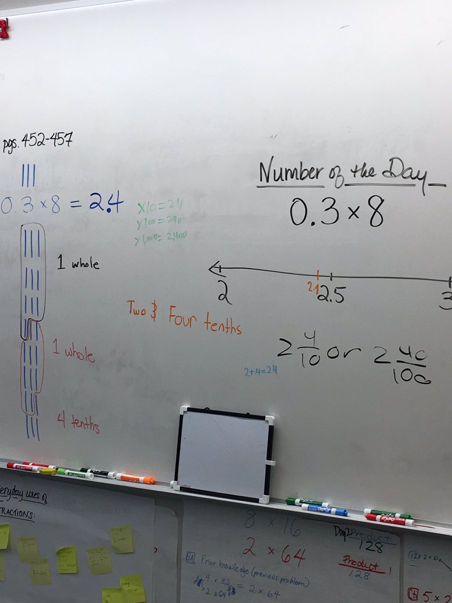 ABPaul3's tweet photo. Wrapping up our adding & subtracting decimals unit today. (Pardon my prompt; it should say “some digits are missing,” not “numbers”)
#ITeachMath #ilearnmath #numberlines #SMP6 https://t.co/Rq6u65JQAj