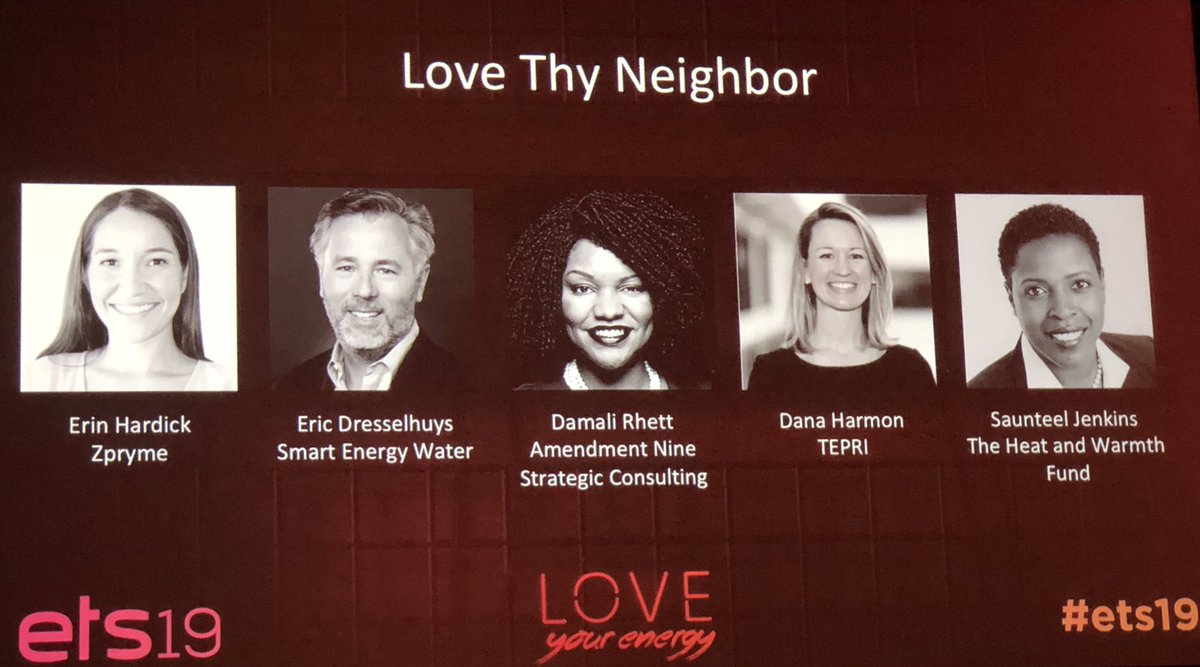 honeybeSM's tweet photo. Great insights from #ets19 panel “Love Thy Neighbor” on mobile applications for better customer engagement in utilities. The need for an emotional connection is key to adjust energy usage and understanding how to make their $$$ go farther #utilityfuture #prepayoptins #textupdates https://t.co/uaIoumDw3P