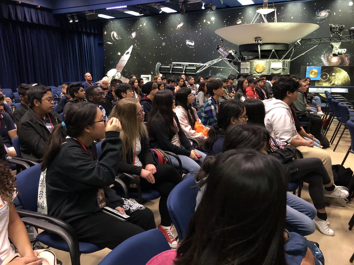 eSTEMacademy's tweet photo. #ERHSSTEM students got to learn about #NASA #JPL technology in space exploration today. https://t.co/TboQ7f9UJg