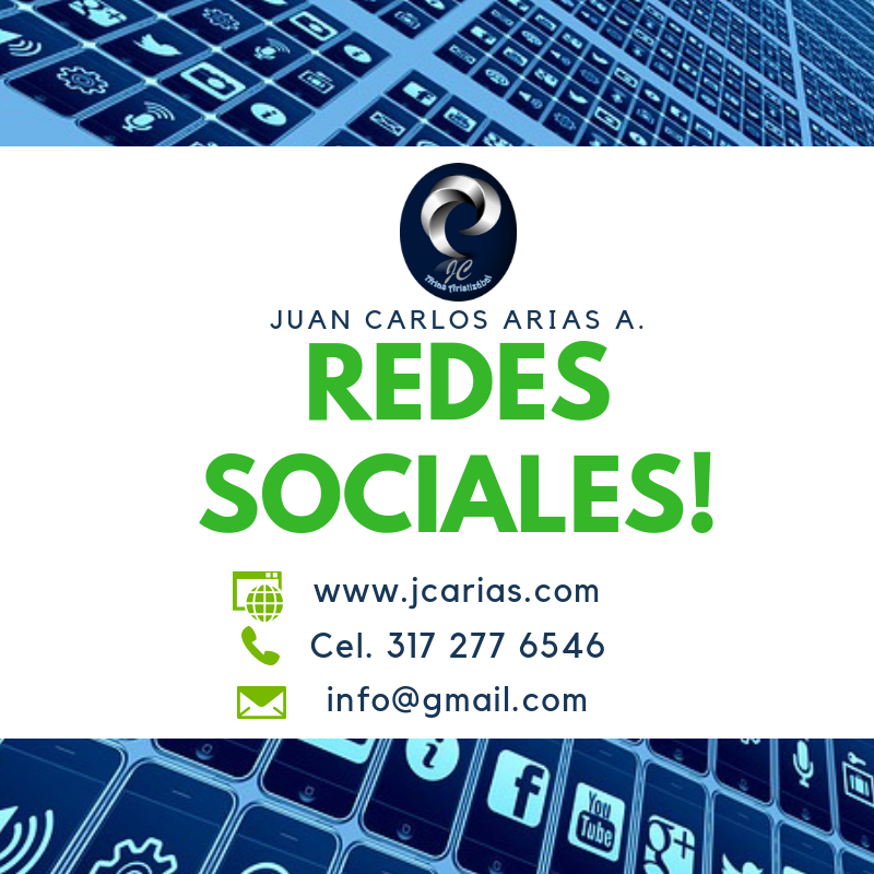 Caliche_jcarias's tweet photo. Trabajamos en conjunto en la divulgación de sus productos y servicios.

#trabajo #innovar #tecnico #productos #servicios

Juan Carlos Arias A.
Desarrollo Tecnológico

🌐https://t.co/YTvqj5HAU6
📞317 277 6546 
✉️info@jcarias.com https://t.co/9qkJJ9bLot