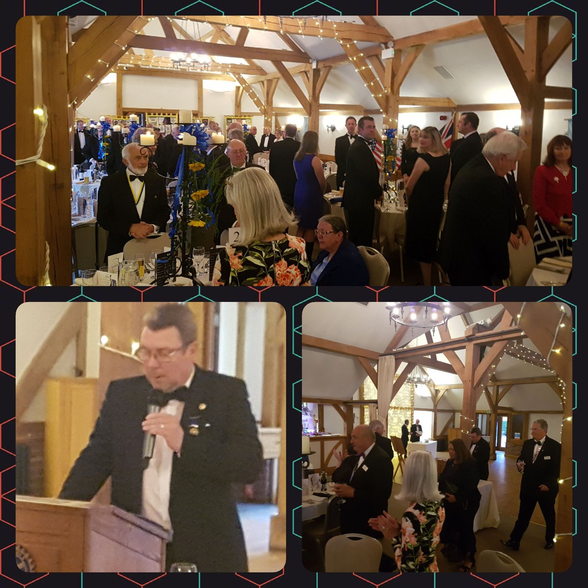 Congleton Charter night. Great fellowship with a great speaker. 
Another year older...