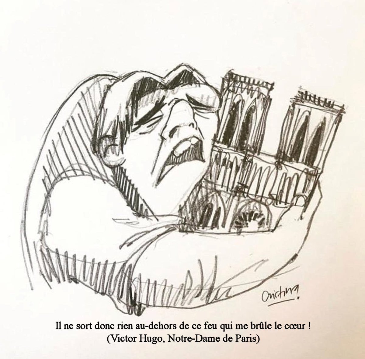 AcliParis's tweet photo. Quindi non c'è niente al di fuori di questo fuoco che mi brucia il cuore! (Victor Hugo, Notre-Dame de Paris)
Illustrazione di Cristina Correa Freile https://t.co/4GOHe6rc1p
