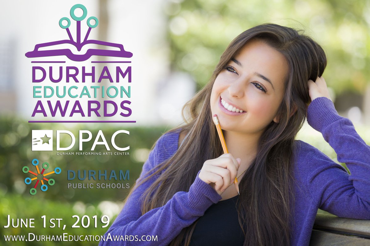 Please Go Vote! DurhamEducationAwards.com

And Join Us at DPAC on June 1st, 2019