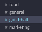 AlexPiechowski's tweet photo. @RiettaInc took my advice and changed our program-management channel to #guild-hall and I couldn't be happier about this change https://t.co/qUI8zMmuRK