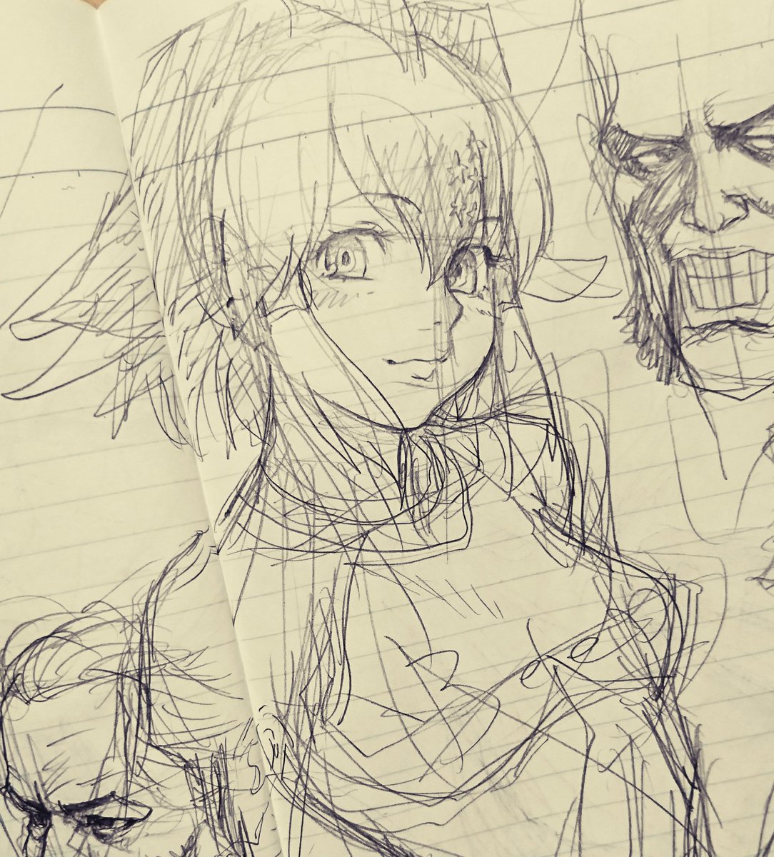4月になってから1回も絵あげてなかったんだな…ちょこっとrkgk 