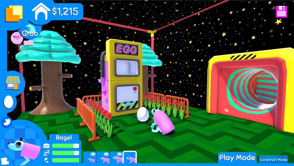 Super excited to finally share that <a href="/Beefstrong/">Shiney Goldman</a> is joining me on Wobbledogs as an artist! We've been working together for the past month and the game's visuals are shaping up so well!